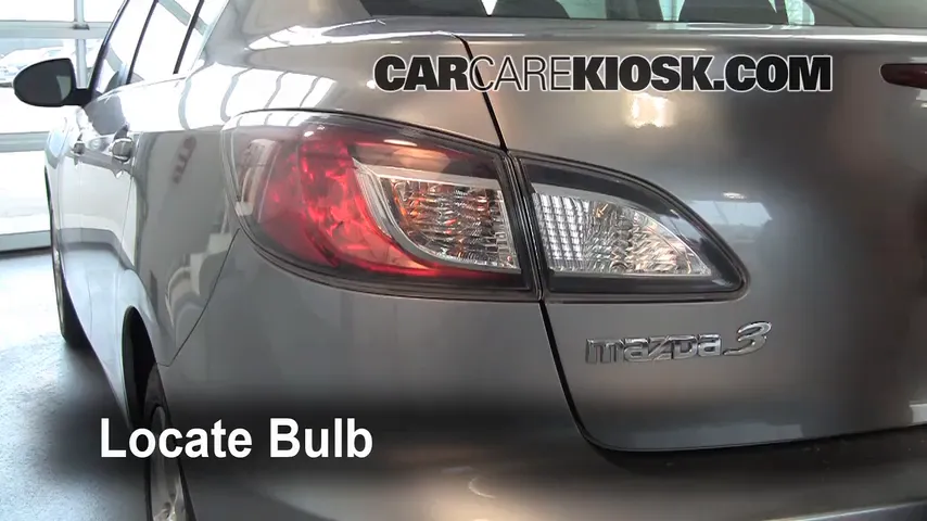 2010 Mazda 3 i 2.0L 4 Cyl. Lights Reverse Light (replace bulb)
